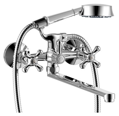 Смеситель для ванны Damixa Retro 239500000 универсальный, Хром 239500000 - фото 165100