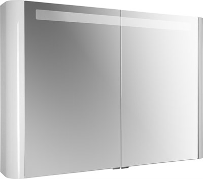 Зеркальный шкаф Am.Pm Sensation M30MCX1001WG белый глянец, с подсветкой (M30MCX1001WG) - фото 182693