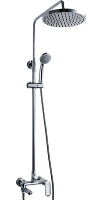 Душевая колонна Bravat Opal со смесителем для ванны (F6125183CP-A3-RUS) F6125183CP-A3-RUS - фото 238824