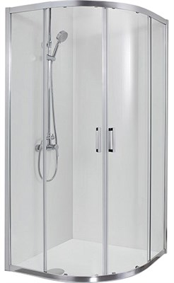 Душевой уголок BRAVAT Line без поддона две раздвижные двери 900x900x2000 (BS090,1201A) BS090.1201A - фото 238882