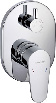 Смеситель для ванны и душа Bravat Eler (FB848238CP-3-RUS) FB848238CP-3-RUS - фото 238974