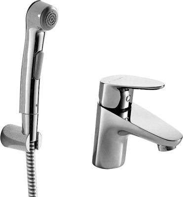 Смеситель для умывальника Bravat Drop с гигиеническим душем  (F14898C-2) F14898C-2 - фото 238996