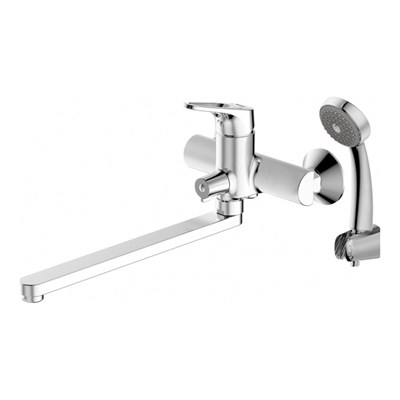 Смеситель для ванны с длинным изливом с аксессуарами Bravat Drop-D  (F648162C-LB-RUS) F648162C-LB-RUS - фото 246250