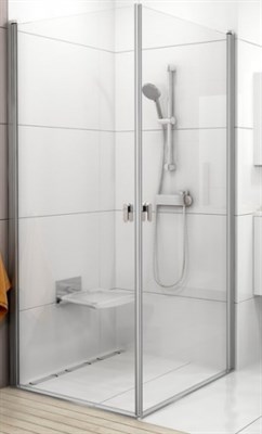 Душевой уголок Ravak Chrome CRV1-100 блестящий+транспарент  (1QVA0C01Z1) 1QVA0C01Z1 - фото 250588