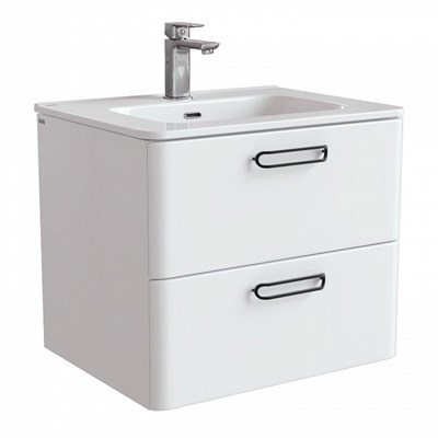 Тумба с раковиной IDDIS Brick 60 подвесная белая (BRI60W0i95K) BRI60W0i95K - фото 257656