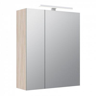 Шкаф-зеркало 50 см двухдверный Mirro MIR5002i99 IDDIS (MIR5002i99) MIR5002i99 - фото 257759