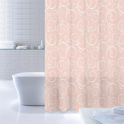 Штора для ванной комнаты 180*200 см полиэстер Breeze Totem White-Pink IDDIS 530P18Ri11 (530P18Ri11) 530P18Ri11 - фото 260287