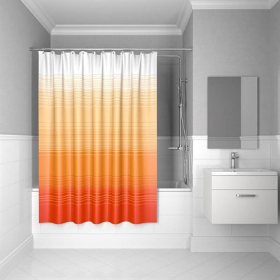 Штора для ванной комнаты IDDIS Horizon 200*200 см Orange Horizon (300P20RI11) 300P20RI11 - фото 260394