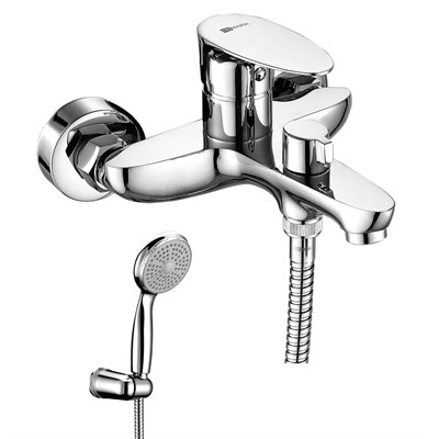 Смеситель Lemark Nero LM0214C для ванны и душа, излив монолит LM0214C - фото 260432