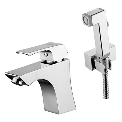 Смеситель Lemark Unit LM4516C для раковины с гигиеническим душем LM4516C - фото 260941