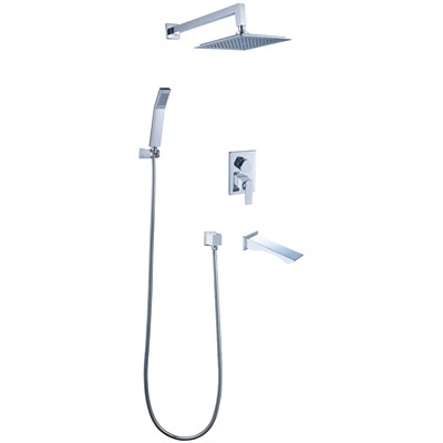 Душевая система Lemark Contest LM5822CW, встраиваемая LM5822CW - фото 260993
