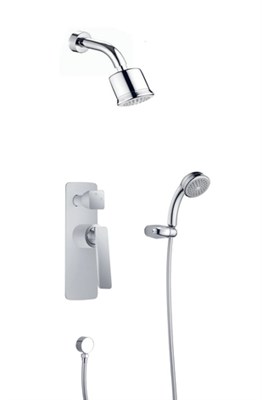 Душевая система Timo Helmi скр.монтажа, 2-х режимная (SX-4059/00-16SM (2100) chrome/white) SX-4059/00-16SM - фото 261646