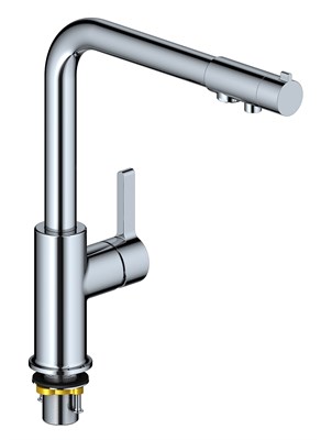 Смеситель для кухонной мойки Timo Hette (1026/00F chrome) 1026/00F - фото 261658