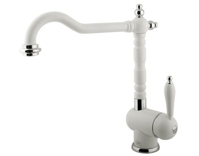 Смеситель для раковины Timo Morea  (2406F white-matt) 2406F white-matt - фото 261700