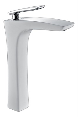 Смеситель для раковины Timo Helmi (4011/00-16F chrome white) 4011/00-16F - фото 262108