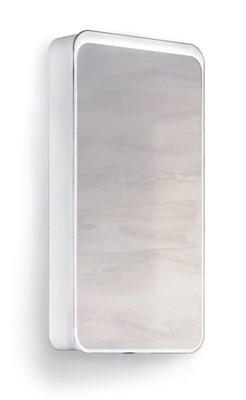 Зеркало-шкаф RAVAL Pure 46 Белый с подсветкой универсальный Pur.03.46/W (Pur.03.46/W) - фото 284529