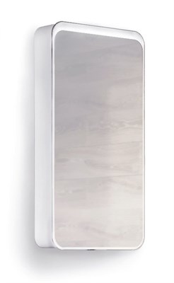 Зеркало-шкаф RAVAL Pure 46 Белый с подсветкой универсальный Pur.03.46/W (Pur.03.46/W) Pur.03.46/W - фото 284529