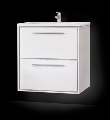 Тумба Frame 60 подвесная Белая Fra.01.60/P/W (Fra.01.60/P/W) Fra.01.60/P/W - фото 284610