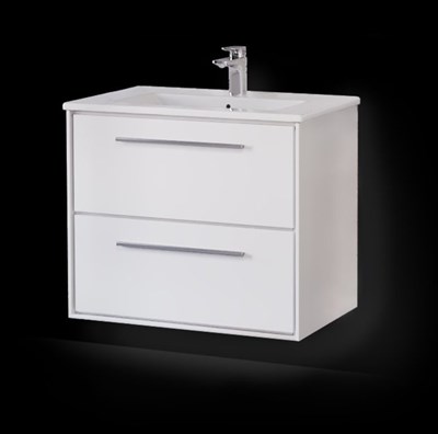 Тумба Frame 75 подвесная Белая Fra.01.75/P/W (Fra.01.75/P/W) Fra.01.75/P/W - фото 284621