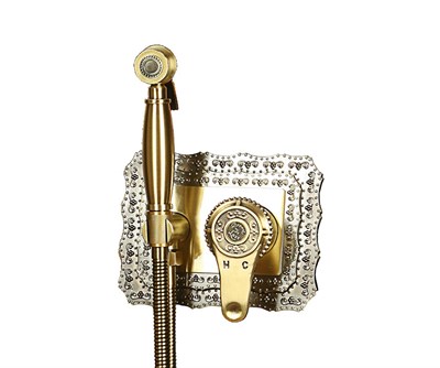 10136 Гигиенический встраиваемый душ Bronze de Luxe (10136) 10136 - фото 298575