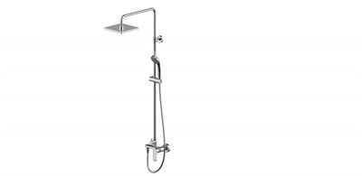 Душевая колонна Bravat Opal со смесителем для душа  (F9125183CP-A4-RUS) F9125183CP-A4-RUS - фото 300701