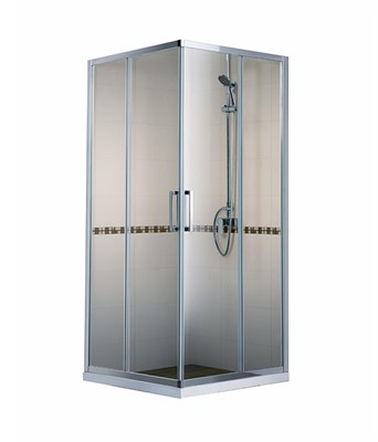 Душевой уголок BRAVAT Line без поддона две раздвижные двери 900x900x2000  (BS090.2202A) BS090.2202A - фото 301030
