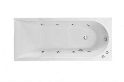 Акриловая ванна Am.Pm Spirit Evo 170x70 с гидромассажем  (W72W-170-070W1D) - фото 323524