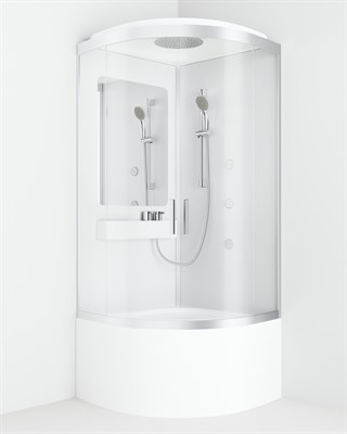 Душевая кабина Am.Pm Like Deep 90x90 W80C-019A-090MTA с гидромассажем  (W80C-019A-090MTA) W80C-019A-090MTA - фото 323916