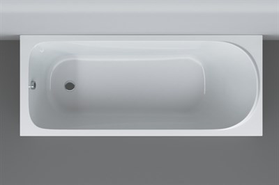 Ванна акриловая Am.Pm 170х70 см с каркасом, со сливом-переливом  (W75A-170-070W-KL) - фото 324896