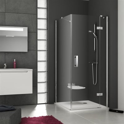 Неподвижная стенка Ravak SmartLine SMPS-80 хром+транспарент правая  (9SP40A00Z1) 9SP40A00Z1 - фото 329936