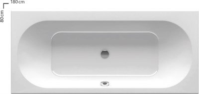 Акриловая Ванна Ravak City Slim 180x80  (C921300000) C921300000 - фото 330028