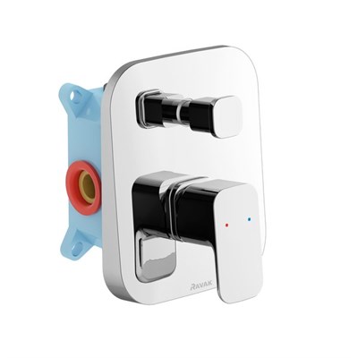 Смеситель настенный с переключателем Ravak 10°Free TD F 065.00 для R-box  (X070136) X070136 - фото 339114