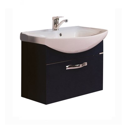 Тумба под раковину Aquaton Ария 65 черный глянец  (1A134001AA950) 1A134001AA950 - фото 340213