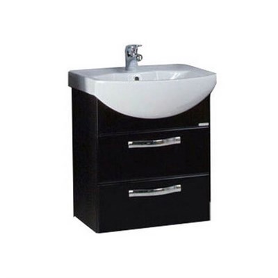 Тумба под раковину Aquaton Ария 65 М черный глянец  (1A123301AA950) 1A123301AA950 - фото 340419