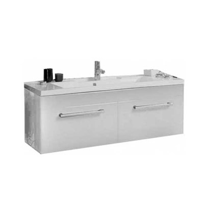 Тумба под раковину Aquaton Мадрид 120 М 2 ящика белый  (1A170301MA010) 1A170301MA010 - фото 340587
