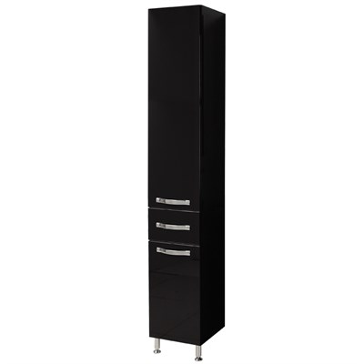 Шкаф - колонна Aquaton Ария Н черный глянец  (1A124303AA950) 1A124303AA950 - фото 342085