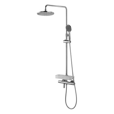Душевая система Lemark Tropic LM7010C, с термостатом, с изливом, хром LM7010C - фото 345977