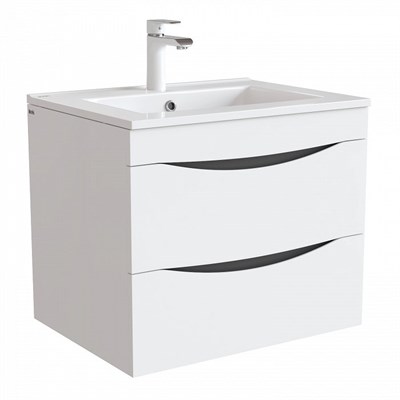 Тумба с раковиной IDDIS Cloud 60 подвесная белая (CLO60W0i95K) CLO60W0i95K - фото 346036