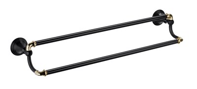 Полотенцедержатель трубчатый 2-ой Fixsen Luksor FX-71602B 60 см (FX-71602B) FX-71602B - фото 347456