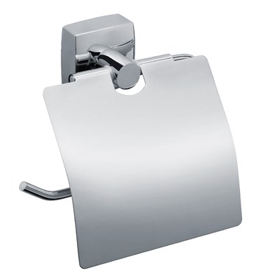 Бумагодержатель с крышкой Fixsen Kvadro FX-61310 (FX-61310) FX-61310 - фото 347548