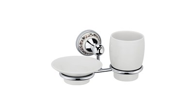 Мыльница+подстаканник Fixsen Bogema FX-78506+08 (FX-78506+08) FX-78506+08 - фото 347679