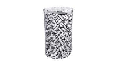 Корзина для белья FIXSEN SMART STYLE на завязках белая  (FX-1033B) FX-1033B - фото 347742