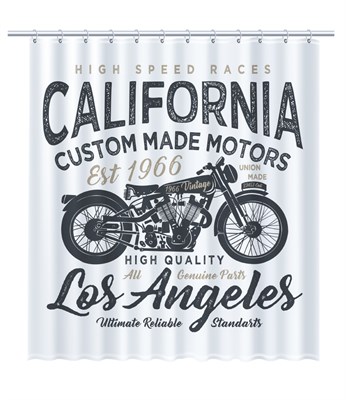 Шторка для ванной FIXSEN CALIFORNIA  (FX-2500) FX-2500 - фото 347825