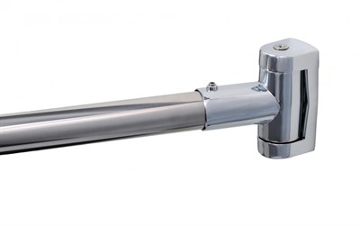 Карниз для ванной дуговой Fixsen нерж.сталь-хром max. 180 см.  (FX-25144) FX-25144 - фото 348028