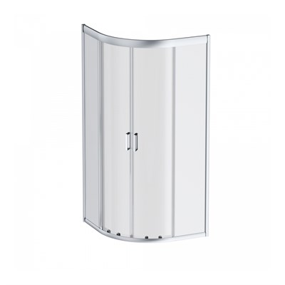Душевой уголок AM.PM Gem W90G-401-100WT Профиль матовый, Хром, стекло прозрачное W90G-401-100WT - фото 348275