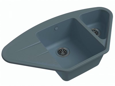 Мойка для кухни EWIGSTEIN Wink  (W- 80KF сер мет) W-80KF серый металлик - фото 348855