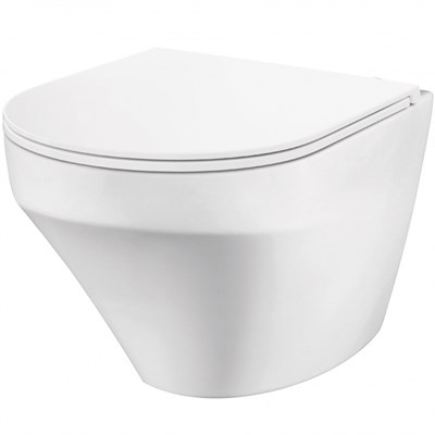 Подвесной унитаз Am.Pm Inspire C501700WH безободковый (C501700WH) C501700WH - фото 349438