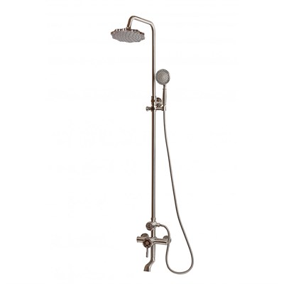 Душевая система Milacio Soria,серебро (MC.102.1SL) MC.102.1SL - фото 358299