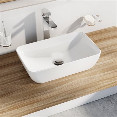 Раковина Ravak Uni 500 R Slim (XJX01150001), 50 х 31 см, цвет белый XJX01150001 - фото 359489
