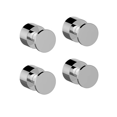 Комплект крючков 4 шт. хром IDDIS (HOK4SC0i41) HOK4SC0i41 - фото 362469